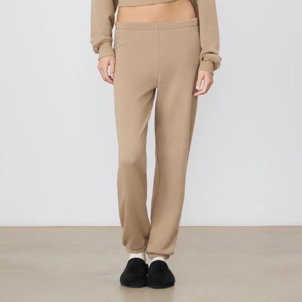 ETERNE Classic Sweatpants Size XS in Beige
